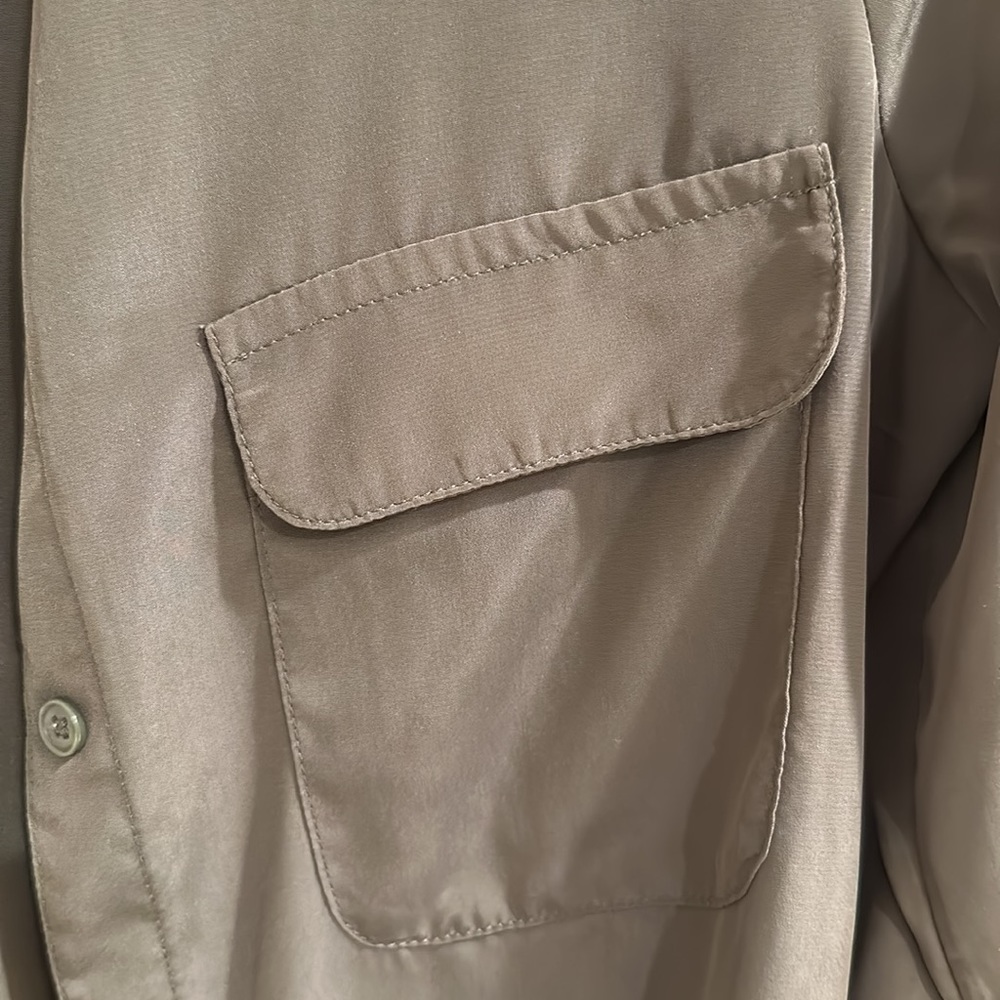 Old Navy 100% Polyester Button Down Blouse - image 3